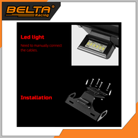 BELTA haute qualité en acier inoxydable matériel moteur accessoires moto queue bien rangé pour Kawasaki Z900 2021