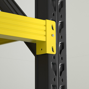 ללא דופי מתכוונן כבד מטען 500 ק "ג/שכבה מדפי פלדה מחסן תעשייתי אחסון מחסנית מיסוך מערכת מדפים - Product Image 2