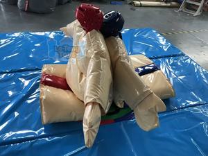 Costume de lutte de <span class=keywords><strong>sumo</strong></span> gonflable géant de haute qualité, rembourré en mousse, château de jeu, bâche en PVC de 0,55 mm, capacité de 100 à 500 kg, utilisation en intérieur - Product Image 2
