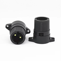 Portalámparas Impermeable de Alta Calidad B22, Plástico Negro, CE, Casquillo para Bombilla a Prueba de Agua