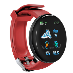 D18 Smartwatch impermeabile per gli uomini e le donne TFT Display <span class=keywords><strong>Fitness</strong></span> Tracker con Monitor a pressione cardiaca schermo rotondo <span class=keywords><strong>orologio</strong></span> intelligente - Product Image 2