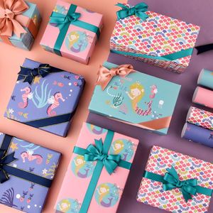 New Disposable Coated Silicone Gift <b>Wrapping</b> <b>Paper</b> 50x70cm 4 Pieces Pack Colorful <b>Kids</b> Craft - Product Image 3