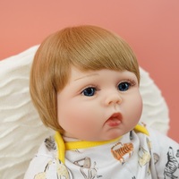 Muñecas de bebé Reborn de 22 pulgadas, Material no toxc ecológico, piel suave, realista, con certificado de nacimiento