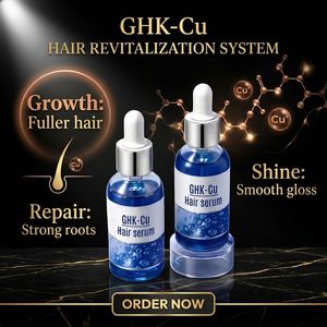 เซรั่มปลูกผม GHK-Cu คอปเปอร์เปปไทด์ ป้องกันผมร่วง บำรุงหนังศีรษะ ฟื้นฟูเส้นผม - Product Image 2