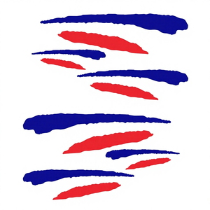 Autodomy – Lot de 6 autocollants tricolores drapeau français pour voiture, moto, scooter, casques de <span class=keywords><strong>quad</strong></span> – Résistants à la pluie et au soleil - Product Image 1