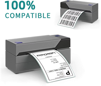 Etiquetas Térmicas Directas para Códigos de Barras 4x6, Precio de Fábrica, Embalaje en Forma de Abanico, Etiqueta de Envío de 100*150 mm, Etiqueta Adhesiva Térmica para Albaranes