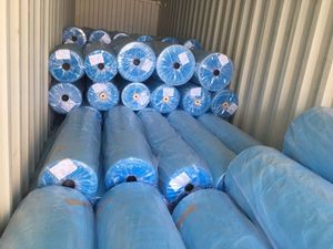 1600mm चौड़ाई सफेद 60g पीपी पीई लेपित <span class=keywords><strong>nonwoven</strong></span> कपड़े के लिए चिकित्सा गाउन कपड़ा - Product Image 2