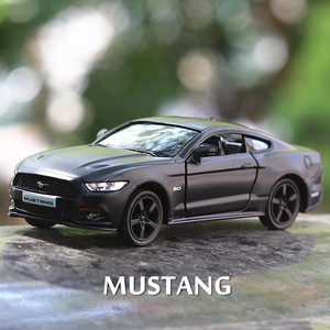 Voiture miniature <span class=keywords><strong>Mustang</strong></span> GT 2015 noire sous licence officielle, échelle <span class=keywords><strong>1</strong></span>:36, portes ouvrantes, en alliage, à rétrofriction, écologique, jouet pour enfants - Product Image 2