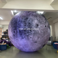 Ballon gonflable de lune pour la décoration d'intérieur extérieure pour des événements et la publicité