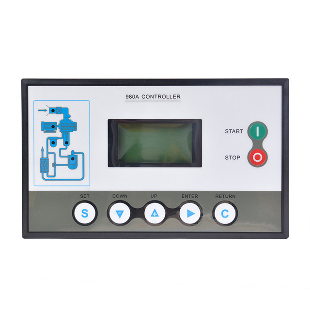 New Screw Compressor Accessories: Industrial Control Panel Black Spare Part, Universal Main Display Controller MAM-980A/MAM-970