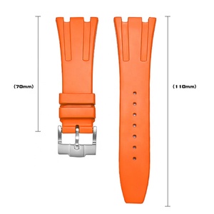 สายนาฬิกาซิลิโคนยางนิ่ม27มม. แบบสปอร์ตสายสำหรับออเดอมาร์ - Product Image 3