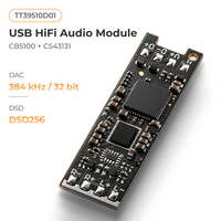 Module DAC USB Hi-Fi compact CB5100 avec puce Bridge, décodage DSD256, entrée et sortie à plaques de soudure, pour dongle audio, projet ODM, usine OEM