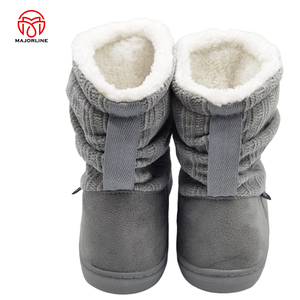 Winter Mode New Warm Woolen Casual Damen Indoor und Outdoor Schneeschuhe Knöchel Home Slipper Stiefel Fuzz Fluffy Schuhe - Product Image 3