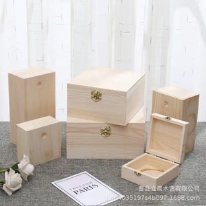 Caja de Madera con Tapa Abatible, Rectangular, 10 cm de Alto, de Bambú, para Regalos, Manualidades, Almacenamiento y Embalaje - Product Image 3