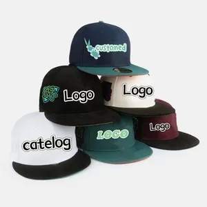Mens New Vintage được trang bị Mũ bán buôn Thời Đại được trang bị Mũ Snapback cap gốc 59 tùy chỉnh thêu logo năm mươi