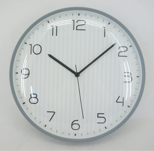 Reloj de Pared de Cuarzo con Cristal Convexo, Estilo Simple de Plástico, Forma Redonda, Logotipo Personalizado, Relojes Modernos - Product Image 3