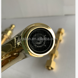 Nhà Máy 2025 Giá Cao Cấp Cổ Điển Brass Chrome Vòi Hai Xử Lý 3 Hose Sàn Gắn 5 Năm Bảo Hành Lưu Vực Vòi Nước - Product Image 4