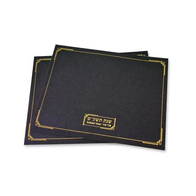 ज़ुओलुओ कस्टम फोटो फ़ोल्डर कार्डबोर्ड पेपर फोटो फ़्रेम विशेष आयोजनों के ग्रेजुएशन के लिए चमकदार पेपर फ़ोल्डर