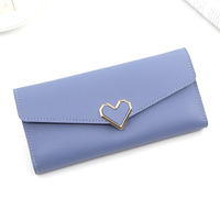 Dompet Koin Wanita Model Panjang Bahan Kulit PU Anti Air dengan Lapisan PVC, Harga Grosir Pabrik Murah, MOQ Rendah