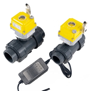 Valve électrique intelligente Tuya APPwifi Valve d'eau mise hors tension réglage de retour automatique. Vanne d'eau électrique en PVC Smart Timing - Product Image 2