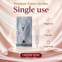 Aiguilles de cartouche de microblading professionnelles jetables en acier inoxydable pour tatouage, maquillage permanent des sourcils et des lèvres Charmant Microblading