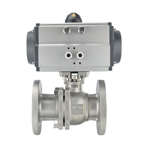 Vanne à boisseau sphérique à double action pneumatique DN40 en acier inoxydable, réversible, avec joint PTFE, marque MINASEN, 1,6 Mpa, Q641F-16P/C - Product Image 6