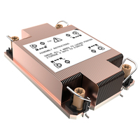 Refroidisseur de processeur de serveur sans ventilateur 1U LGA 4189, dissipateur thermique à ailettes en cuivre VC, chambre à vapeur, refroidissement passif pour centre de données IA