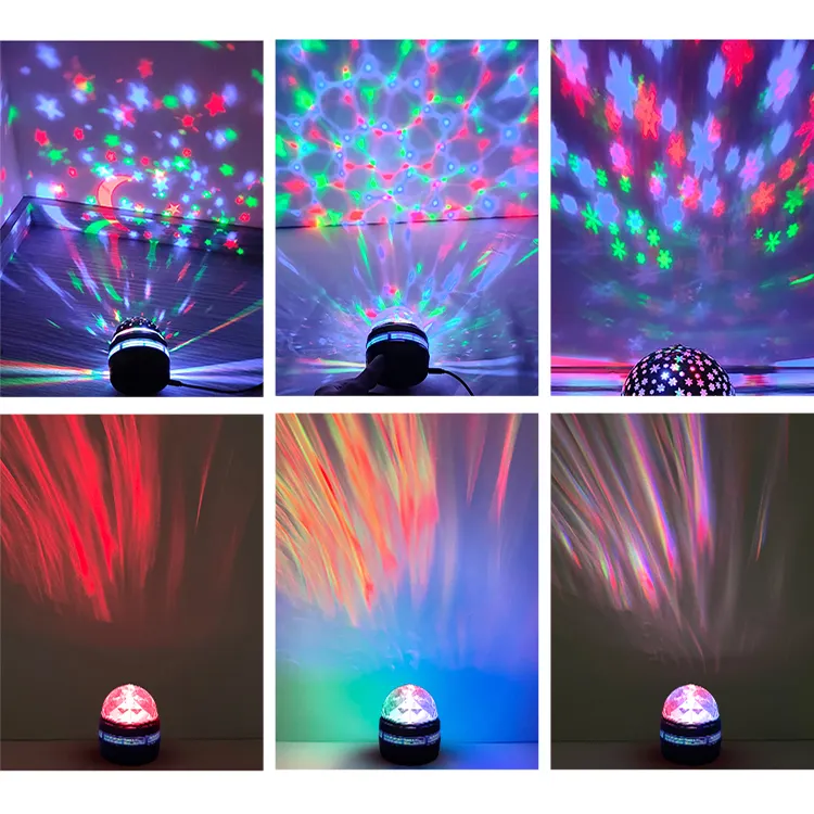 Hot selling starry projector light rotatable sky star projection lamp party colorful light