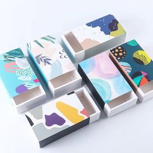 ผู้ผลิตกล่องลิ้นชักพิมพ์ลายหรูหราออกแบบเอง กล่องบรรจุภัณฑ์ถุงเท้าและชุดชั้นในหลากสี - Product Image 5