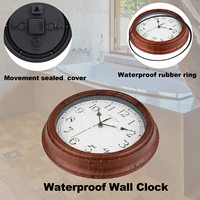Horloges murales en bois à quartz silencieuses sans tic-tac, affichage numérique, fonctionnant sur piles, style antique, design moderne de ferme pour le salon