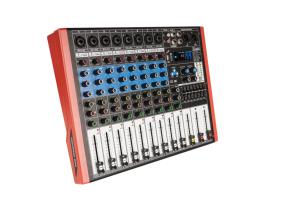 NGVM MIX-8 มิกเซอร์เสียงโลหะ 8 ช่องระดับมืออาชีพ 8 อินพุตไมค์ 3 แบนด์ EQ 2 แบนด์เอาท์พุต AUX USB บลูทูธดีเลย์ - Product Image 3