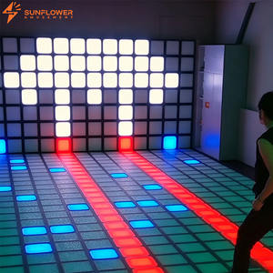 Dalles de sol interactives pour centre commercial et de divertissement, jeu de marelle à carrés sauteurs, avec changement de couleur RGB, prix usine - Product Image 3