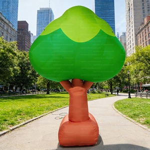 Arbre gonflable LED lumineux de qualité commerciale, imprimé sur mesure, pour campagne saisonnière/promenade extérieure/événement environnemental - Product Image 1