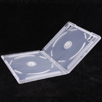 Boîtier de protection pour 2 disques Blu-ray/DVD en plastique PP bleu de 14 mm, pour jeux vidéo et films, avec impression personnalisée