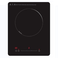 Tuya App kontrollü taşınabilir tek brülör indüksiyon ocak ince boyutu elektrikli seramik Panel soba dokunmatik RV kullanımı Hotpot Fry