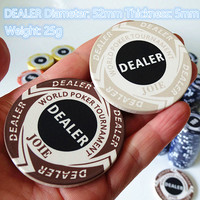 Jeu de jetons de poker Texas Hold'em 500 pièces comprenant un pont supérieur, un cadeau pour les amis, une carte à jouer américaine