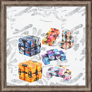 Mini Cubo Mágico Sensorial Infinito, Juguete Antiestrés, Rompecabezas de Escritorio de Plástico, Cubos Giratorios - Product Image 3