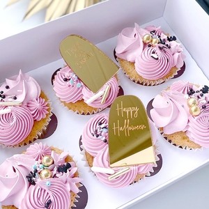 ของตกแต่งคัพเค้กฮาโลวีนรูปน้ำผึ้งและของหวาน อะคริลิคตกแต่งหน้าเค้ก อุปกรณ์ประกอบงานปาร์ตี้สำหรับฮาโลวีน - Product Image 4