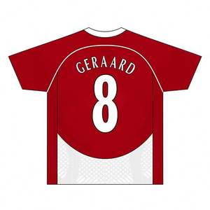 Maillot de football rétro personnalisé pour homme avec impression numérique, 100 % polyester, séchage rapide, service OEM pour l'hiver, idéal pour le sport - Product Image 2