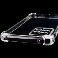 Coque de téléphone transparente souple en TPU antichoc de 1,5 mm pour iPhone 17 16 15 14 Pro Max 7 8 SE – Vente en gros usine