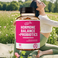 Complément alimentaire à base de plantes pour soulager la ménopause chez les femmes adultes, équilibre hormonal, sueurs nocturnes, sautes d'humeur - Dong Quai, baie de chasteté (ST-Women's)