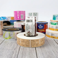Autocollants adhésifs en PP avec logo personnalisé OEM, rouleaux d'étiquettes en vinyle imperméables et écologiques pour l'emballage de produits de luxe