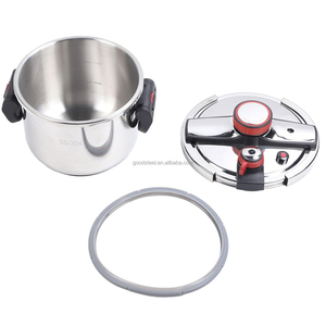 Olla <span class=keywords><strong>de</strong></span> Acero Inoxidable 304 18/10 al por Mayor, Diseño Alto con Asa Plegable, Capacidad <span class=keywords><strong>de</strong></span> 6.0L, Olla <span class=keywords><strong>a</strong></span> Presión <span class=keywords><strong>para</strong></span> Estufas <span class=keywords><strong>de</strong></span> Gas e Inducción - Product Image 2