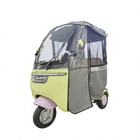 Tricycles électriques longue portée 60v 1000w pour passagers, tricycles électriques à 3 roues pour adultes avec toit