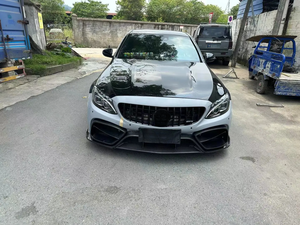 Pare-chocs avant en fibre de carbone de haute qualité de type IMP, adapté aux <span class=keywords><strong>Mercedes</strong></span> Benz W205 <span class=keywords><strong>AMG</strong></span> C63 C63s berline <span class=keywords><strong>quatre</strong></span> portes 2015-2021 - Product Image 2