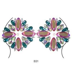 ELITES pecho joyas tatuaje Rhinestone pecho pegatina tatuaje temporal brillo pecho cuerpo gemas tatuaje pegatina - Product Image 4