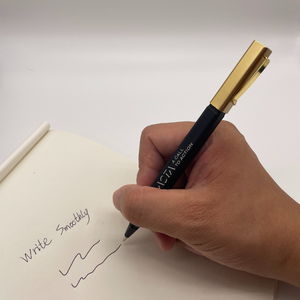 Pulpen Hotel Mewah Berkualitas Tinggi, Laris Manis, Berbahan Karet dengan Klip Emas, Bentuk Persegi, Bisa Custom Logo, Pulpen Promosi - Product Image 3