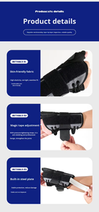 Başparmak Sabitlemeli Ön Kol Bilek Desteği, Artrit, Tendinit, Burkulma ve Kırık İyileşmesi için İmmobilizasyon Sabitleyici - Product Image 6