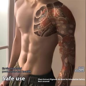 Tatuajes Temporales de <span class=keywords><strong>Manga</strong></span> Completa Unisex - Resistentes al Agua y al Sudor para Celebraciones y Reuniones, Tendencia de Celebridades de Internet - Product Image 4