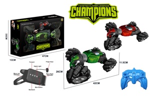 2.4G Remote Control Car Double Sided Twisted Climbing Car Hand Gesture Control RC Toy <span class=keywords><strong>Stunt</strong></span> Car with Light Music - Product Image 4